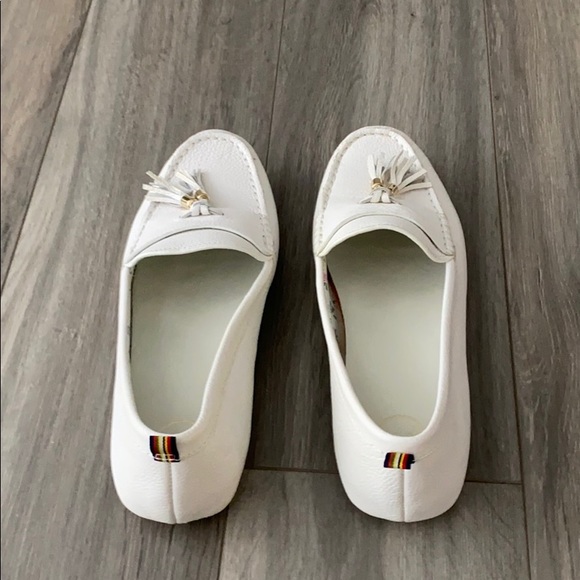 1901 Shoes - White leather loafers